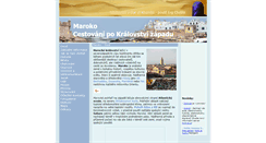 Desktop Screenshot of maroko.tripidipi.cz